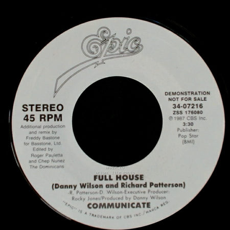 Communicate - Full House / Full House side A