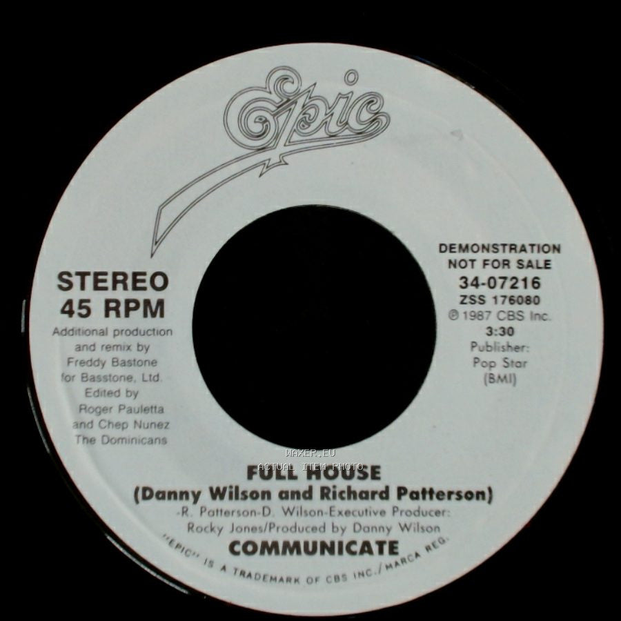 Communicate - Full House / Full House side B