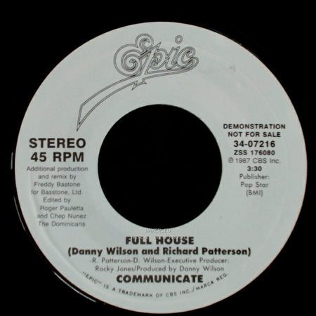 Communicate - Full House / Full House side B