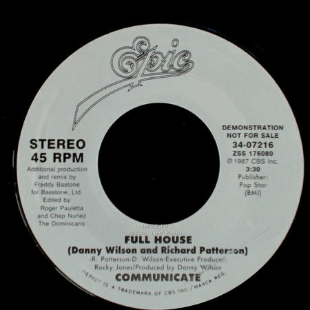 Communicate - Full House / Full House side A