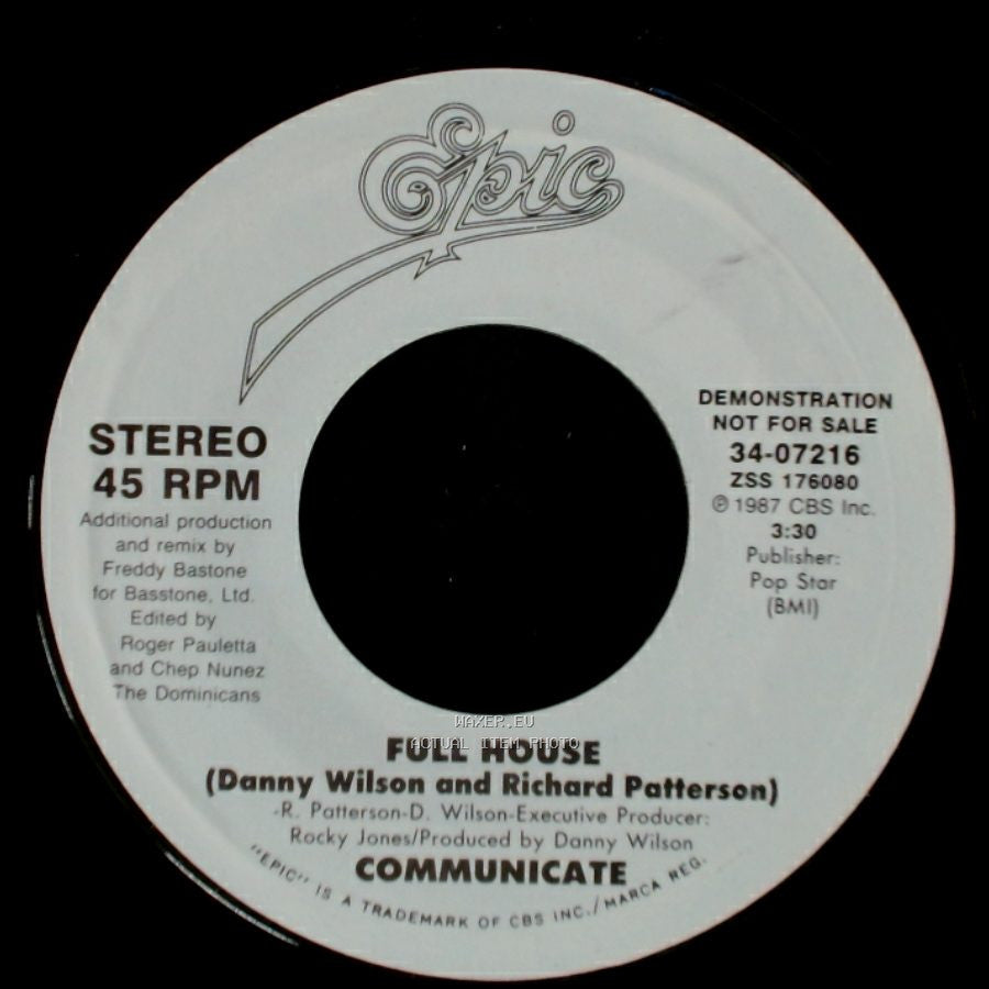 Communicate - Full House / Full House side B