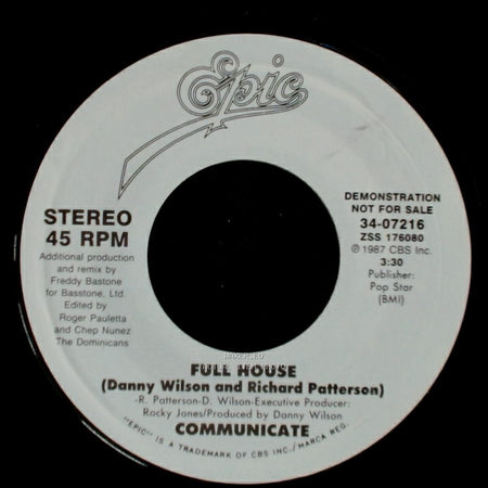Communicate - Full House / Full House side B