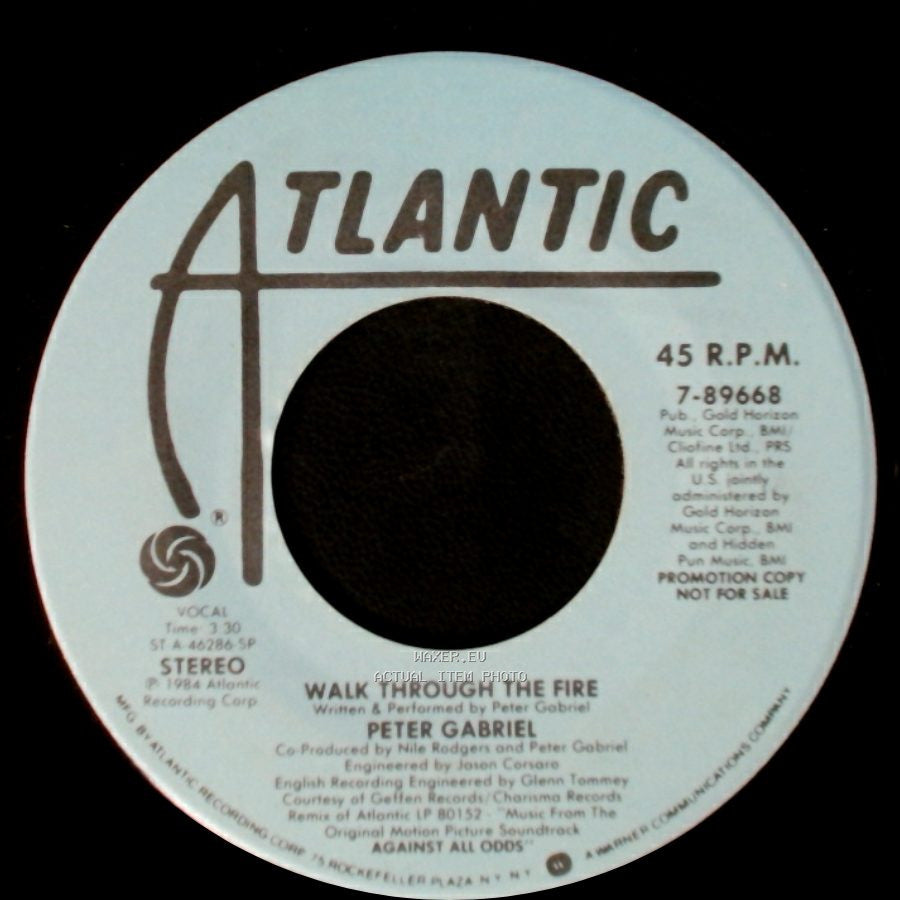 Peter Gabriel - Walk Through The Fire / Walk Through The Fire side B