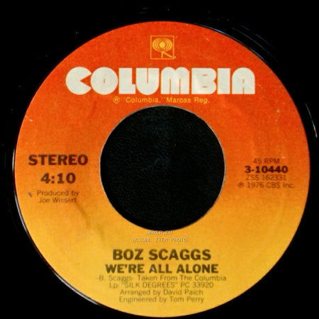 Boz Scaggs - We're All Alone / What Can I Say side A