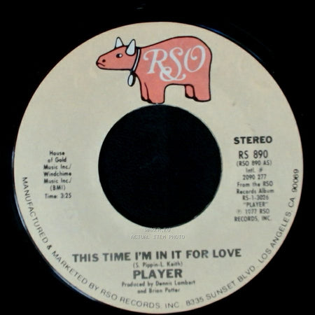 Player - Every Which Way / This Time I'm In It For Love side B