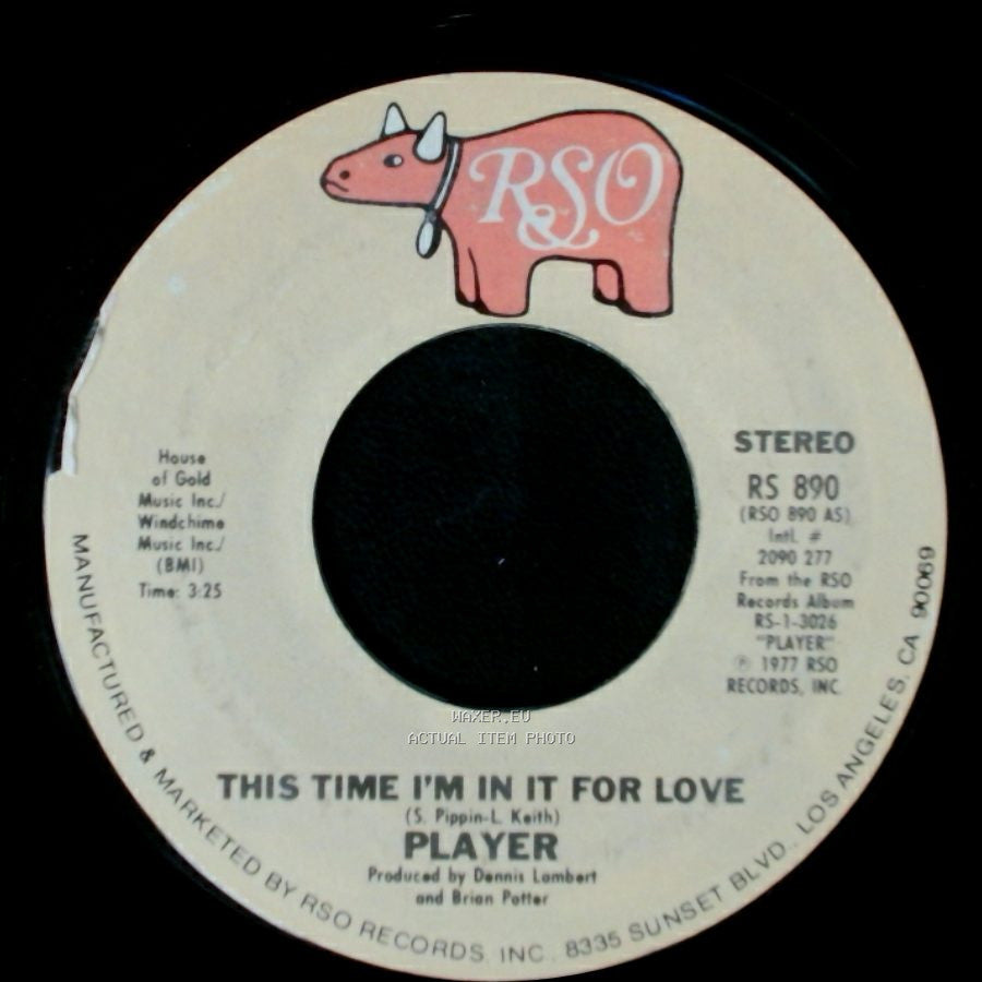 Player - Every Which Way / This Time I'm In It For Love side B