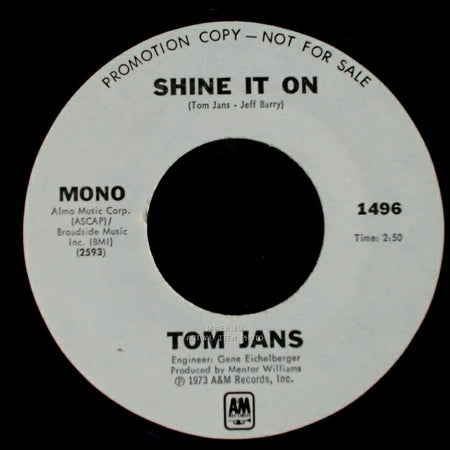 Tom Jans - Shine It On / Shine It On side A