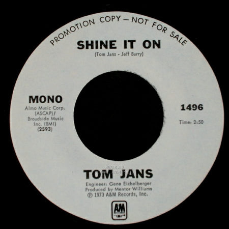 Tom Jans - Shine It On / Shine It On side A