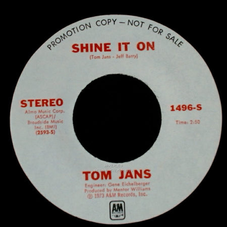 Tom Jans - Shine It On / Shine It On side B