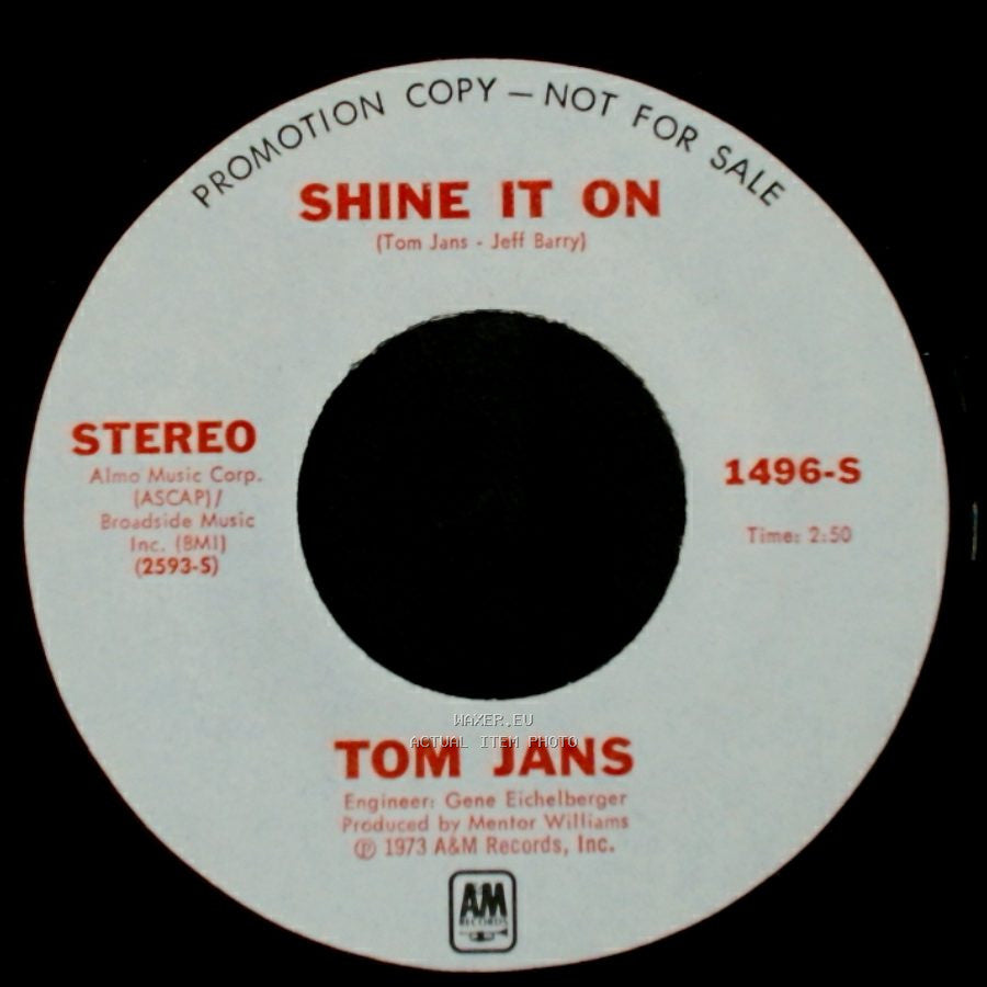 Tom Jans - Shine It On / Shine It On side A