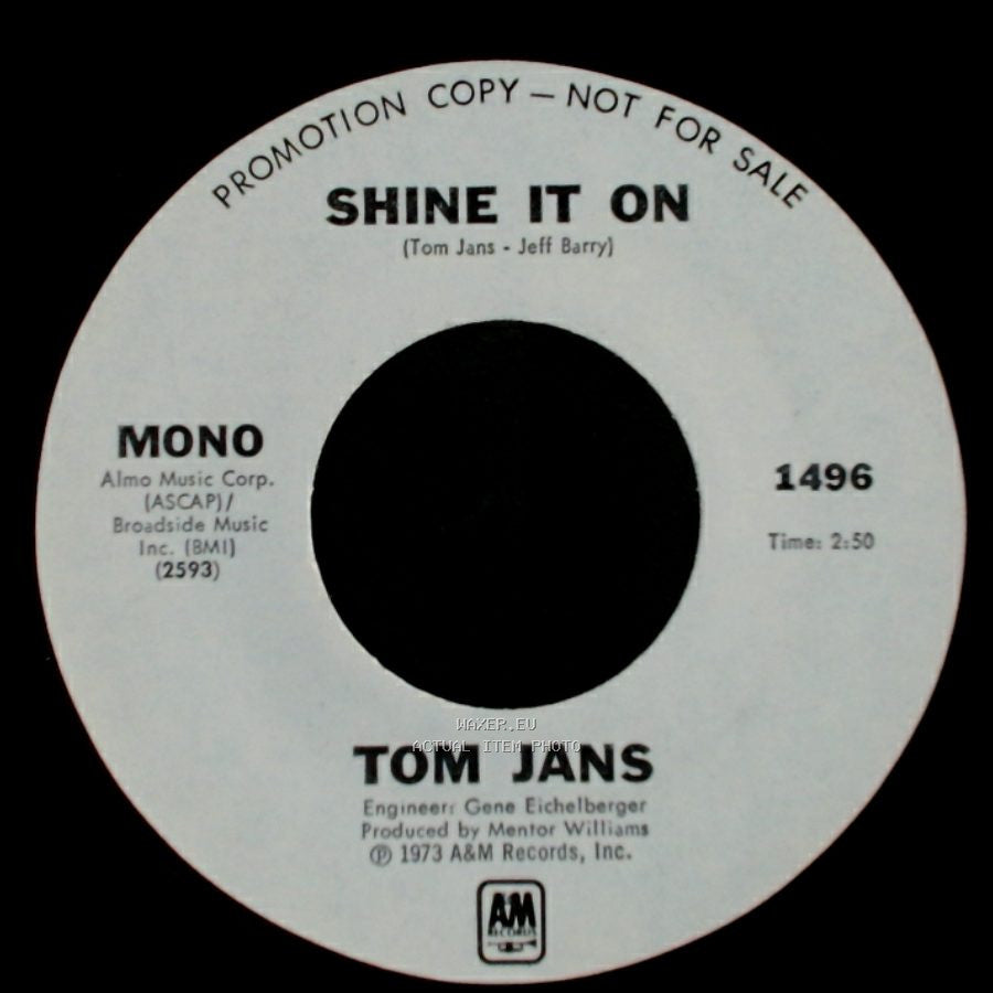 Tom Jans - Shine It On / Shine It On side B