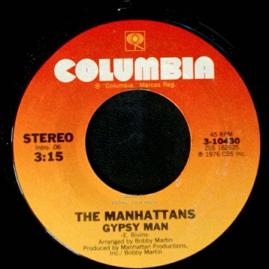 The Manhattans - Gypsy Man / I Kinda Miss You side A