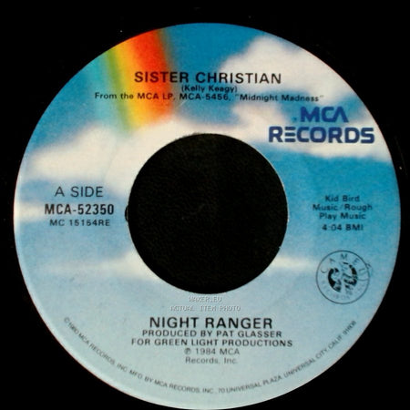 Night Ranger - Sister Christian / Chippin' Away side A