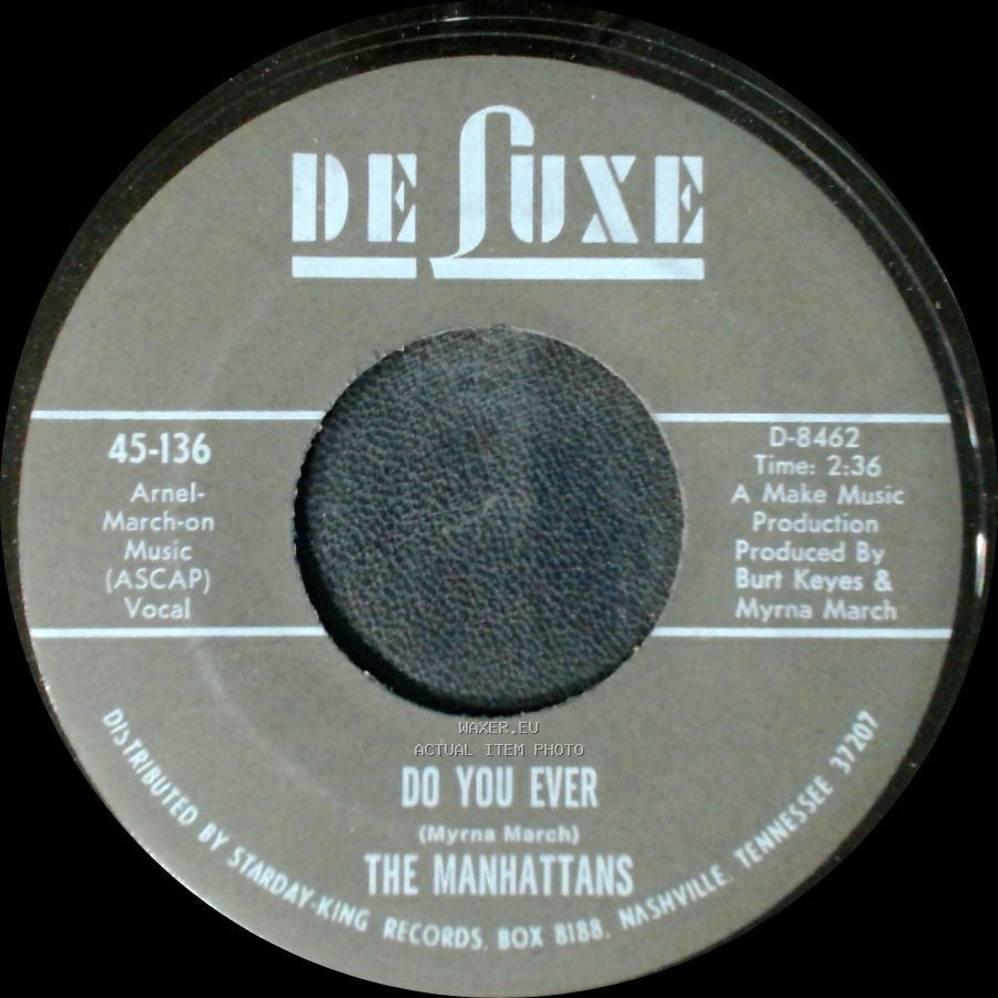 The Manhattans - I Can't Stand For You To Leave Me / Do You Ever side B