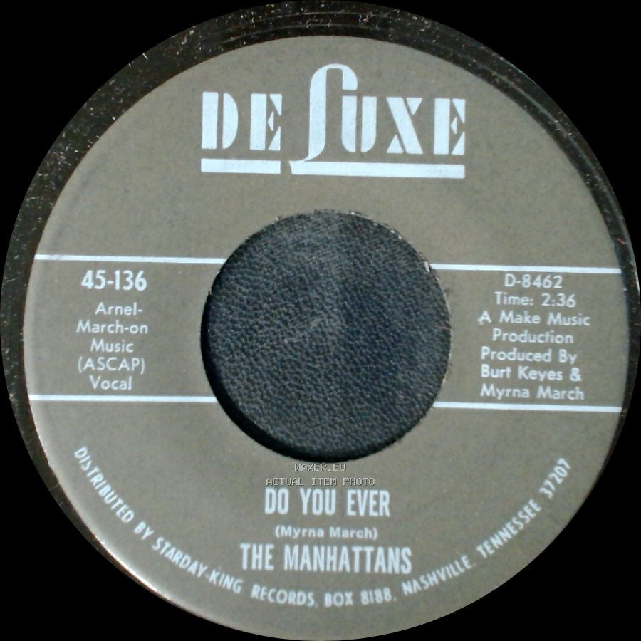 The Manhattans - I Can't Stand For You To Leave Me / Do You Ever side A