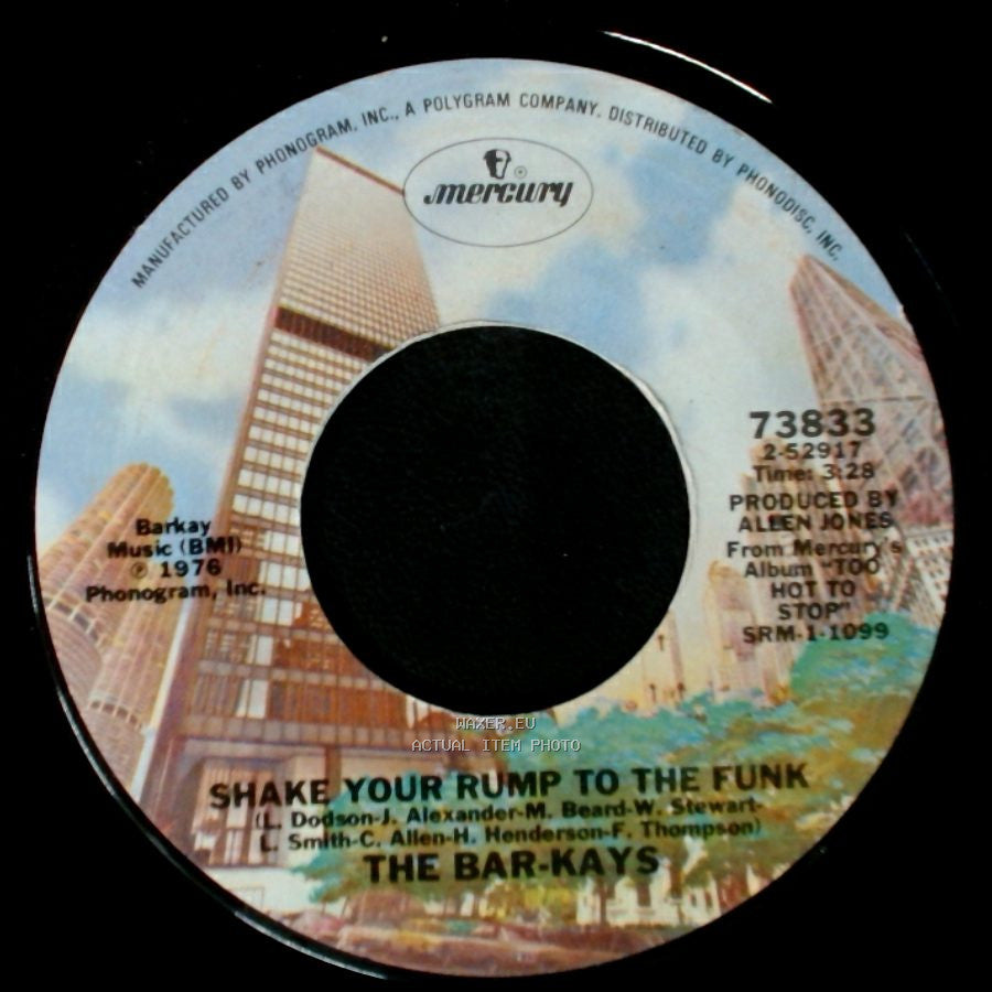 The Bar-Kays - Shake Your Rump To The Funk / Summer Of Our Love side A