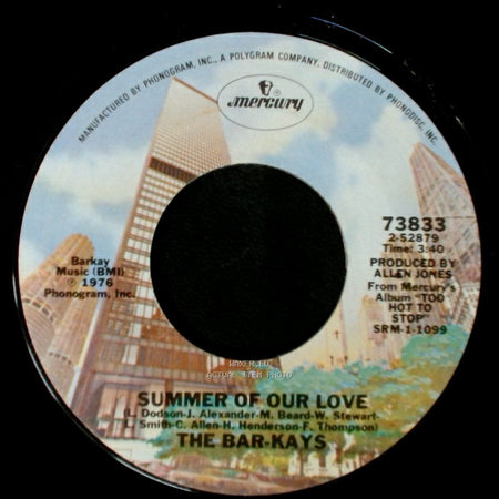 The Bar-Kays - Shake Your Rump To The Funk / Summer Of Our Love side B