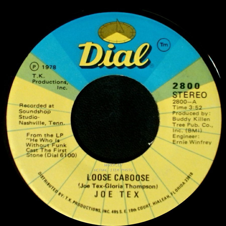 Joe Tex - Loose Caboose / Music Ain't Got No Color side B