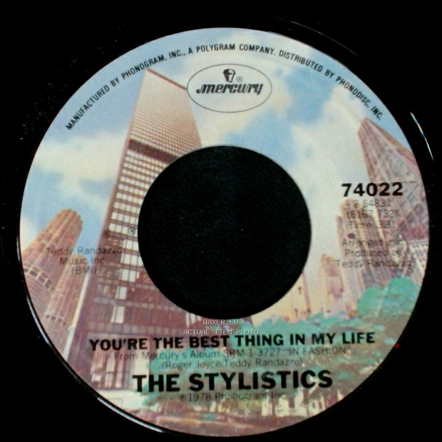 The Stylistics - You're The Best Thing In My Life / I Can't Stop Livin' side A