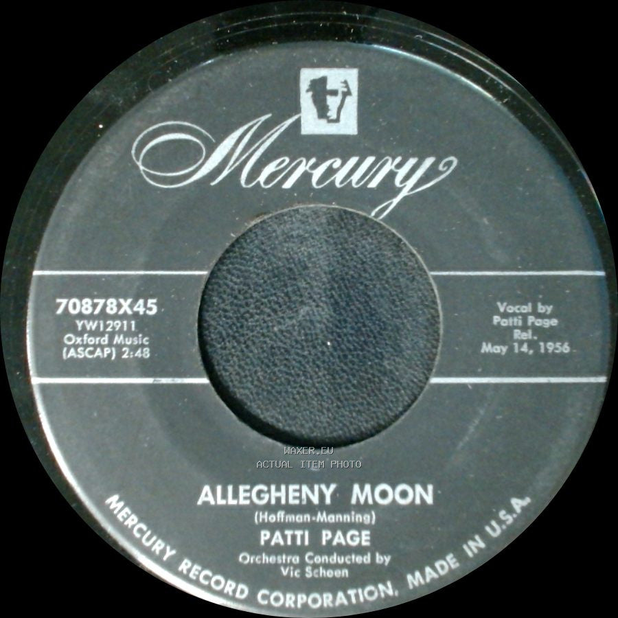 Patti Page - Allegheny Moon / The Strangest Romance side A