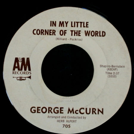 George Mccurn - I'm Just A Country Boy / In My Little Corner Of The World side B