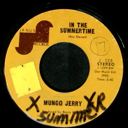 Mungo Jerry - In The Summertime / Mighty Man side A
