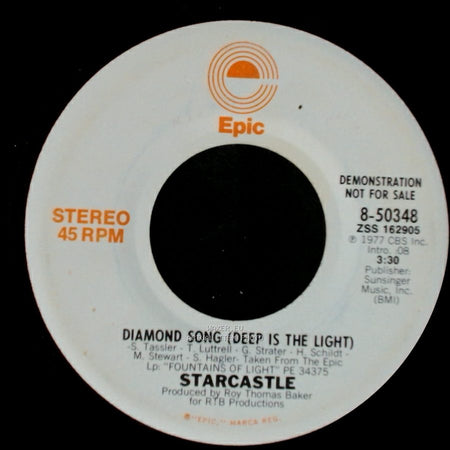 Starcastle - Diamond Song (Deep Is The Light) / Diamond Song (Deep Is The Light) side A