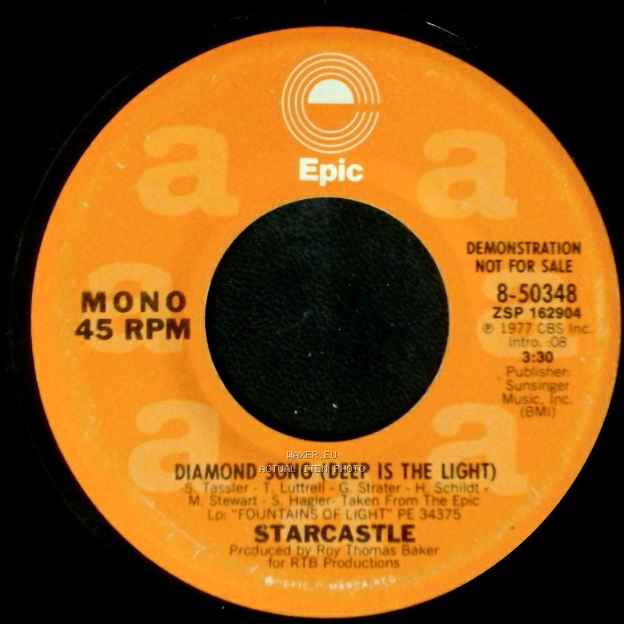 Starcastle - Diamond Song (Deep Is The Light) / Diamond Song (Deep Is The Light) side B