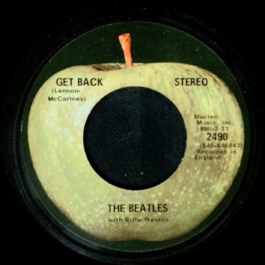 The Beatles With Billy Preston - Get Back / Don't Let Me Down side A