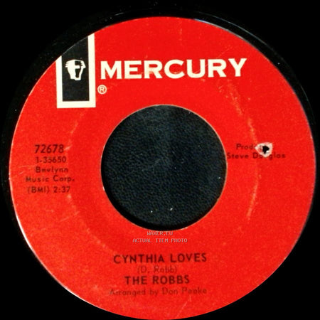 The Robbs - Rapid Transit / Cynthia Loves side B