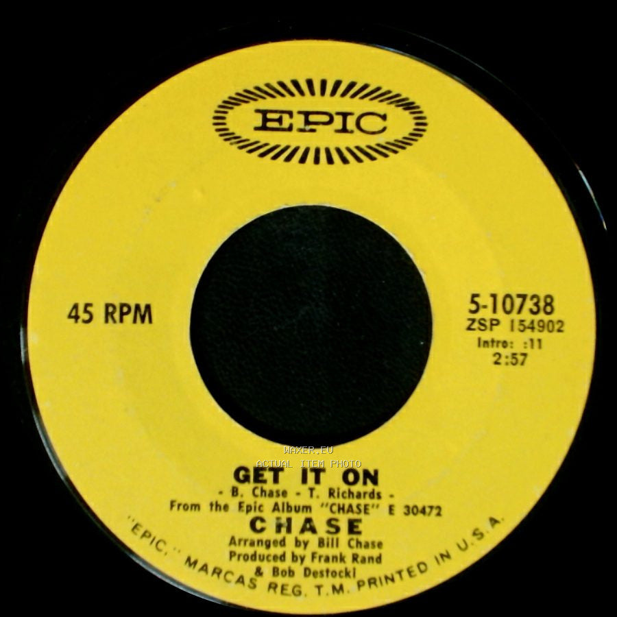 Chase - River / Get It On side B