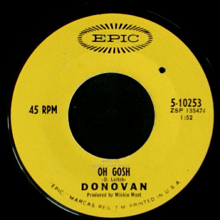 Donovan - Wear Your Love Like Heaven / Oh Gosh side B