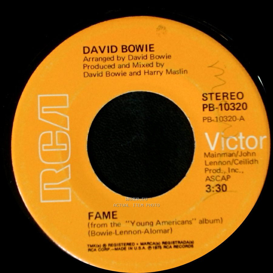 David Bowie - Fame / Right side A