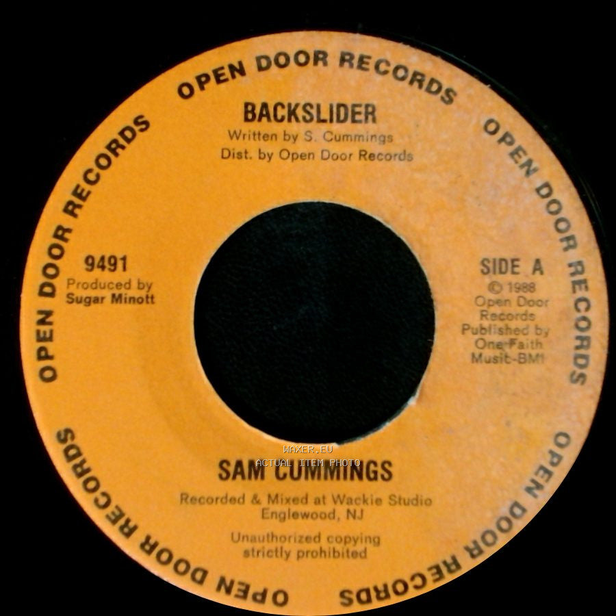 Sam Cummings - Backslider / Oh When My Spirit side A