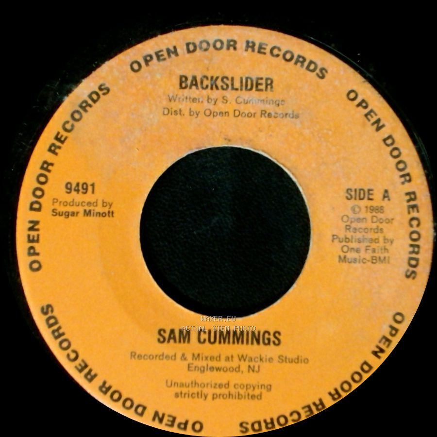 Sam Cummings - Backslider / Oh When My Spirit side A