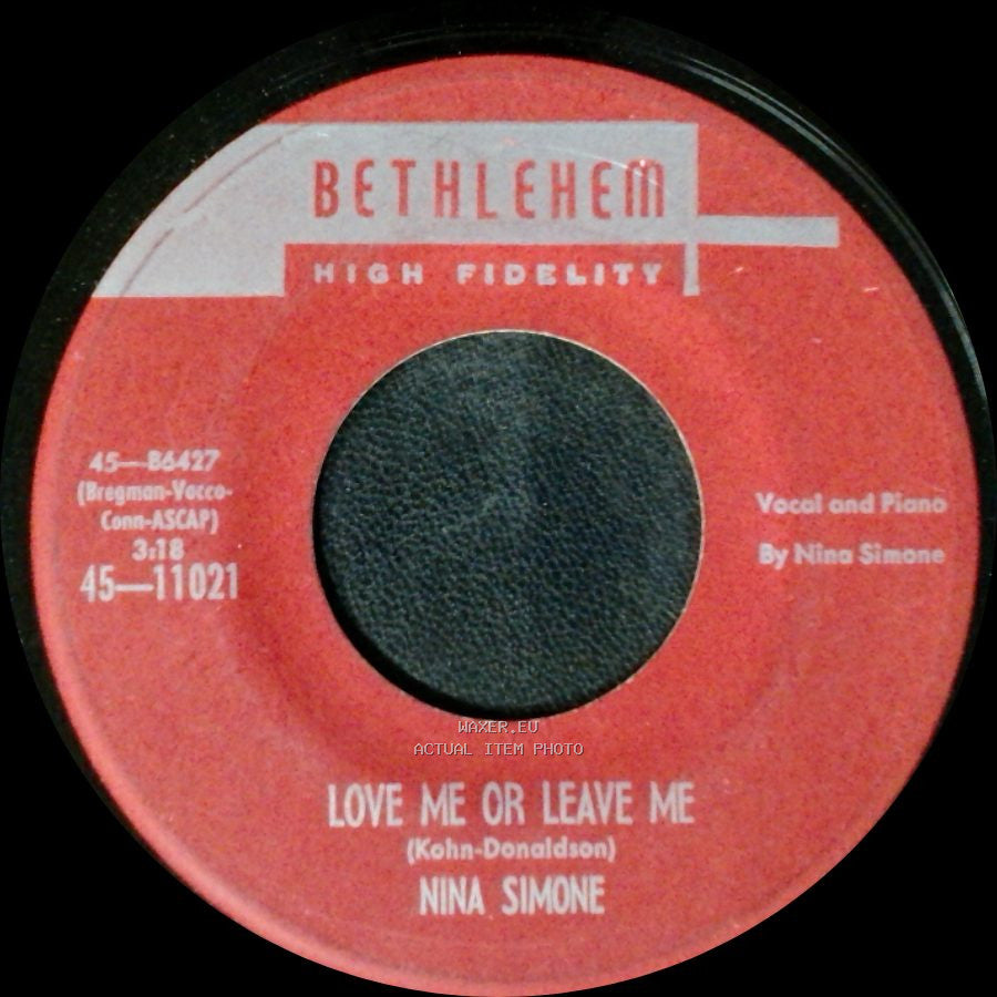 Nina Simone - I Loves You, Porgy / Love Me Or Leave Me side B