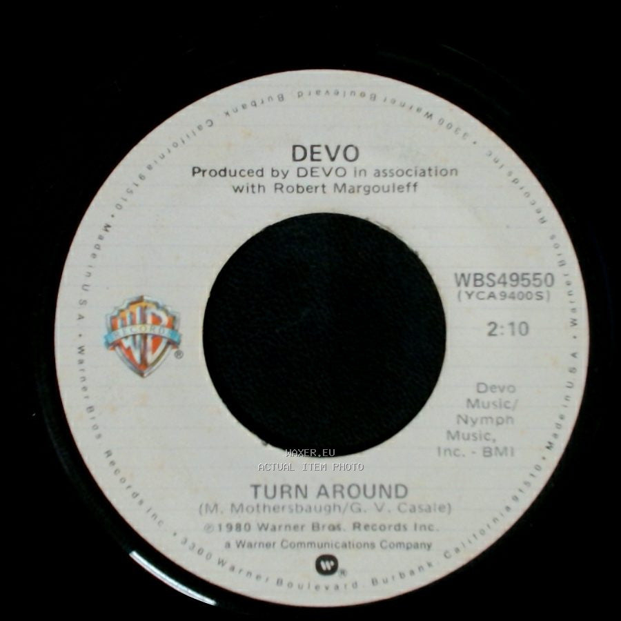 Devo - Whip It / Turn Around side B
