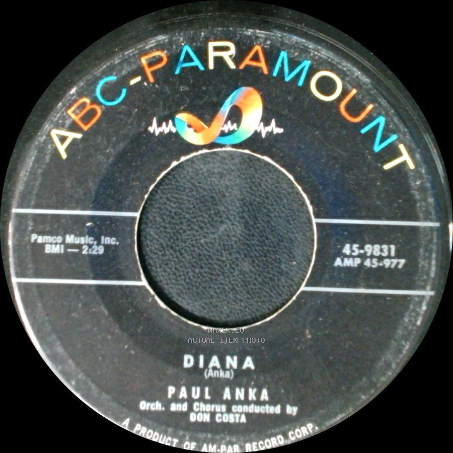 Paul Anka - Don't Gamble With Love / Diana side B