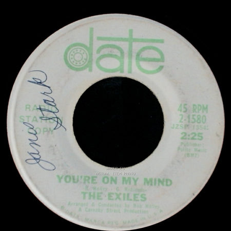 The Exiles - What Is The Reason / You're On My Mind side B