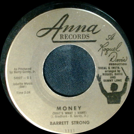 Barrett Strong - Money (That's What I Want) / Oh I Apologize side A