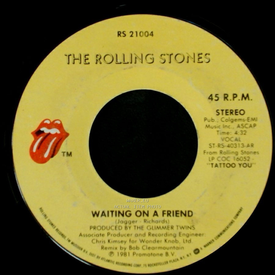 The Rolling Stones - Waiting On A Friend / Little T & A side A