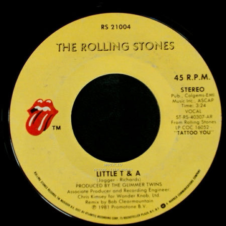 The Rolling Stones - Waiting On A Friend / Little T & A side B
