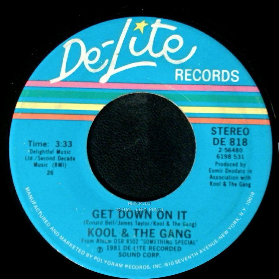 Kool & The Gang - Steppin' Out / Get Down On It side B