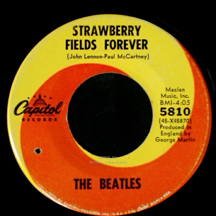 The Beatles - Penny Lane / Strawberry Fields Forever side B