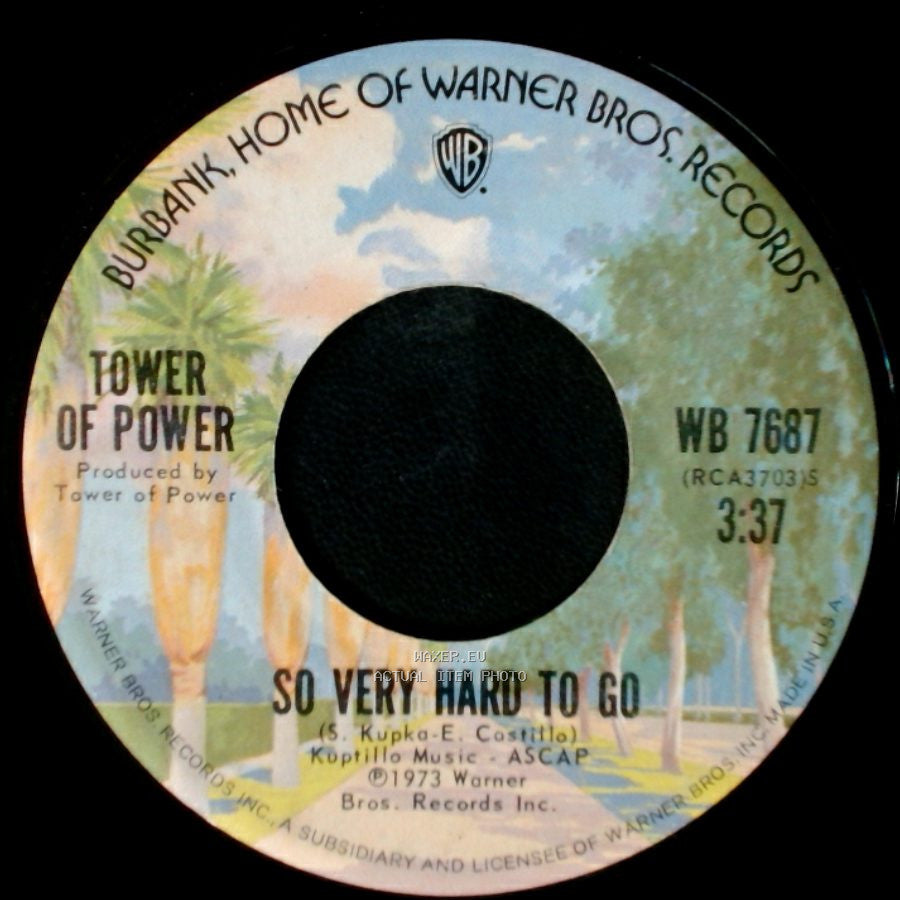 Tower Of Power - So Very Hard To Go / Clean Slate side A