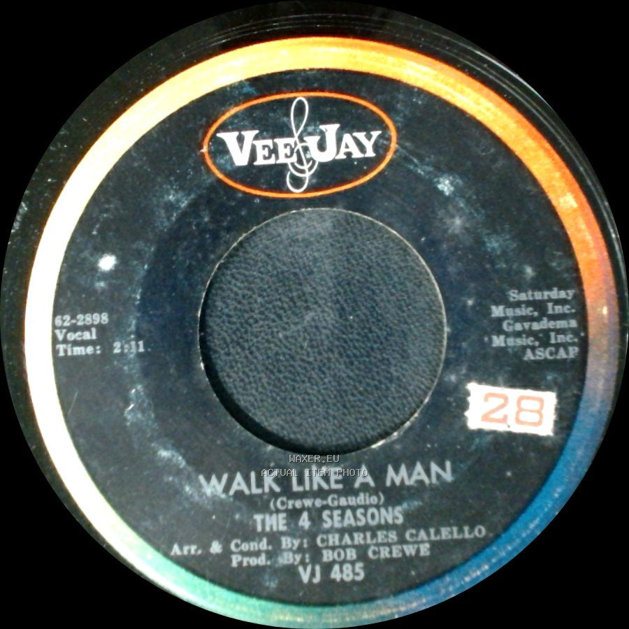 The 4 Seasons - Lucky Ladybug / Walk Like A Man side B