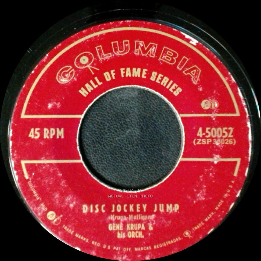 Gene Krupa / Gene Krupa & His Orch. - Opus No. 1 / Disc Jockey Jump side B