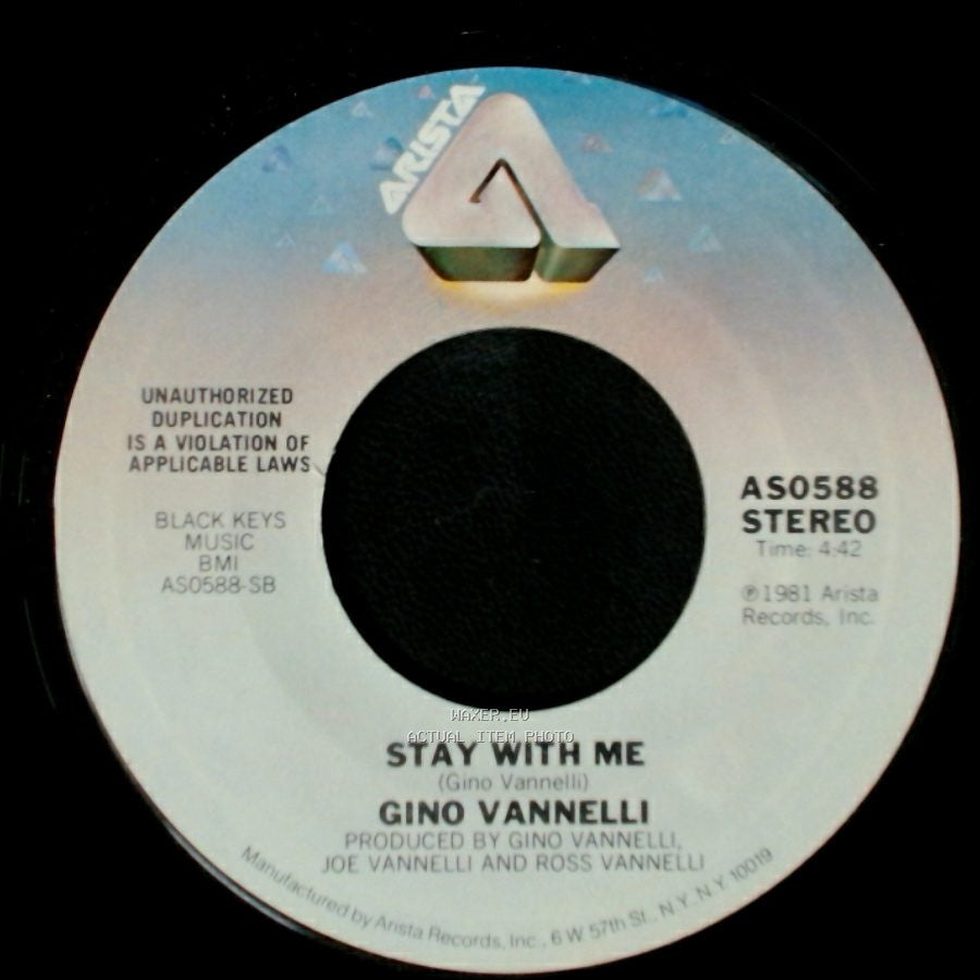 Gino Vannelli - Living Inside Myself / Stay With Me side B