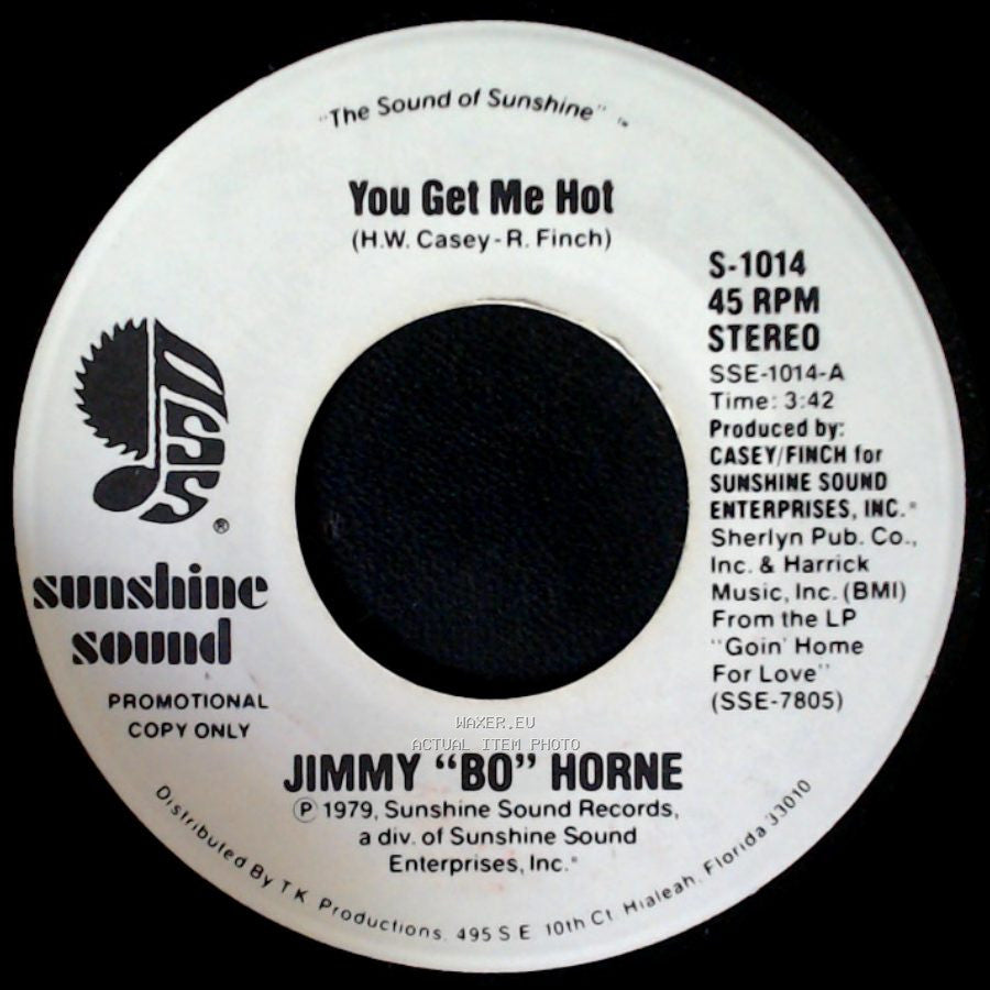 Jimmy "Bo" Horne - You Get Me Hot / You Get Me Hot side B