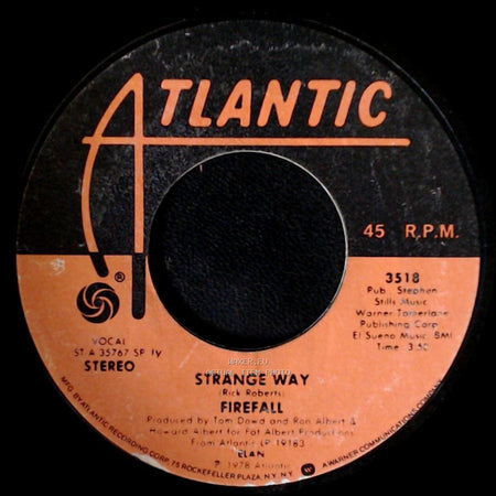 Firefall - Anymore / Strange Way side B